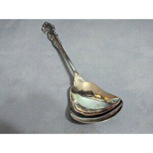 Oneida SHELLEY Casserole Spoon 8 3/4" Heirloom Cube Mark Stainless Flatware